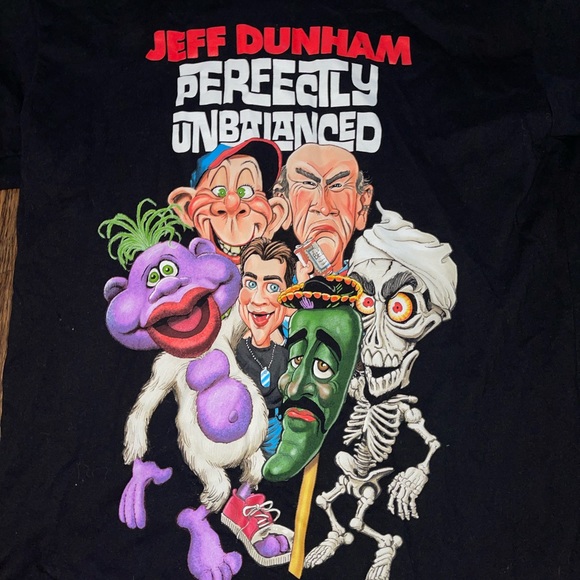 Jeff Dunham Perfectly Unbalanced Live Stand Up Concert Tee: Deadstock: Small - Picture 2 of 3